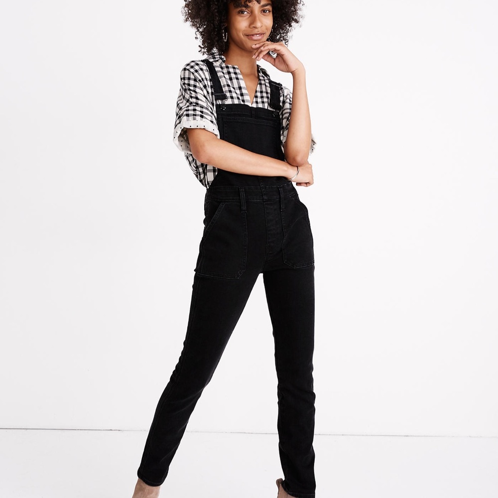 Madewell Skinny Overalls in Lunar Wash